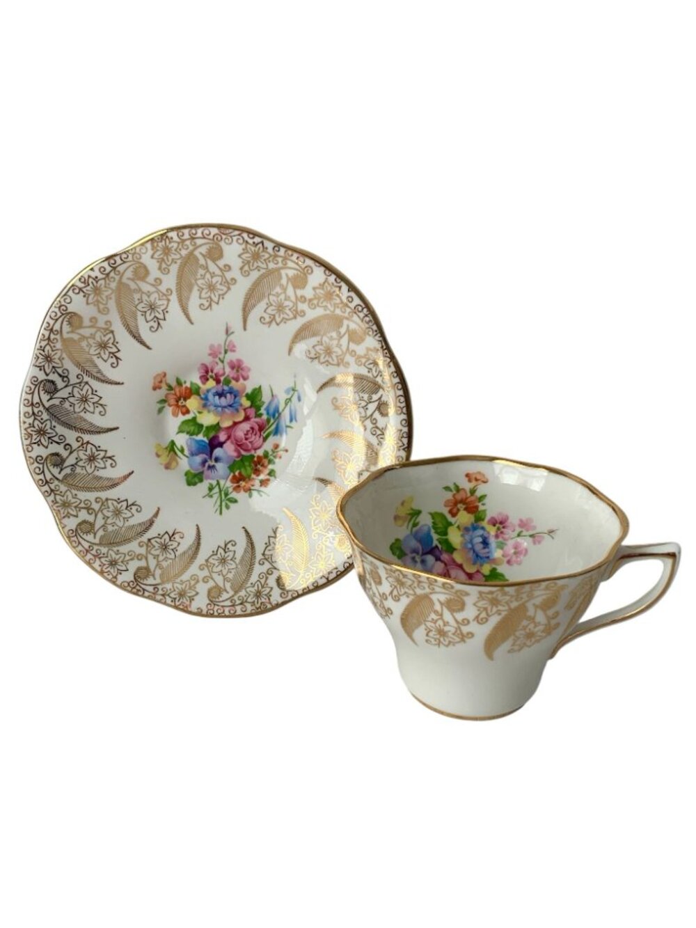 10 Mismatched Tea Cups and Saucers Teacups Instant Collection Tea Party Crafting - Picture 7 of 11